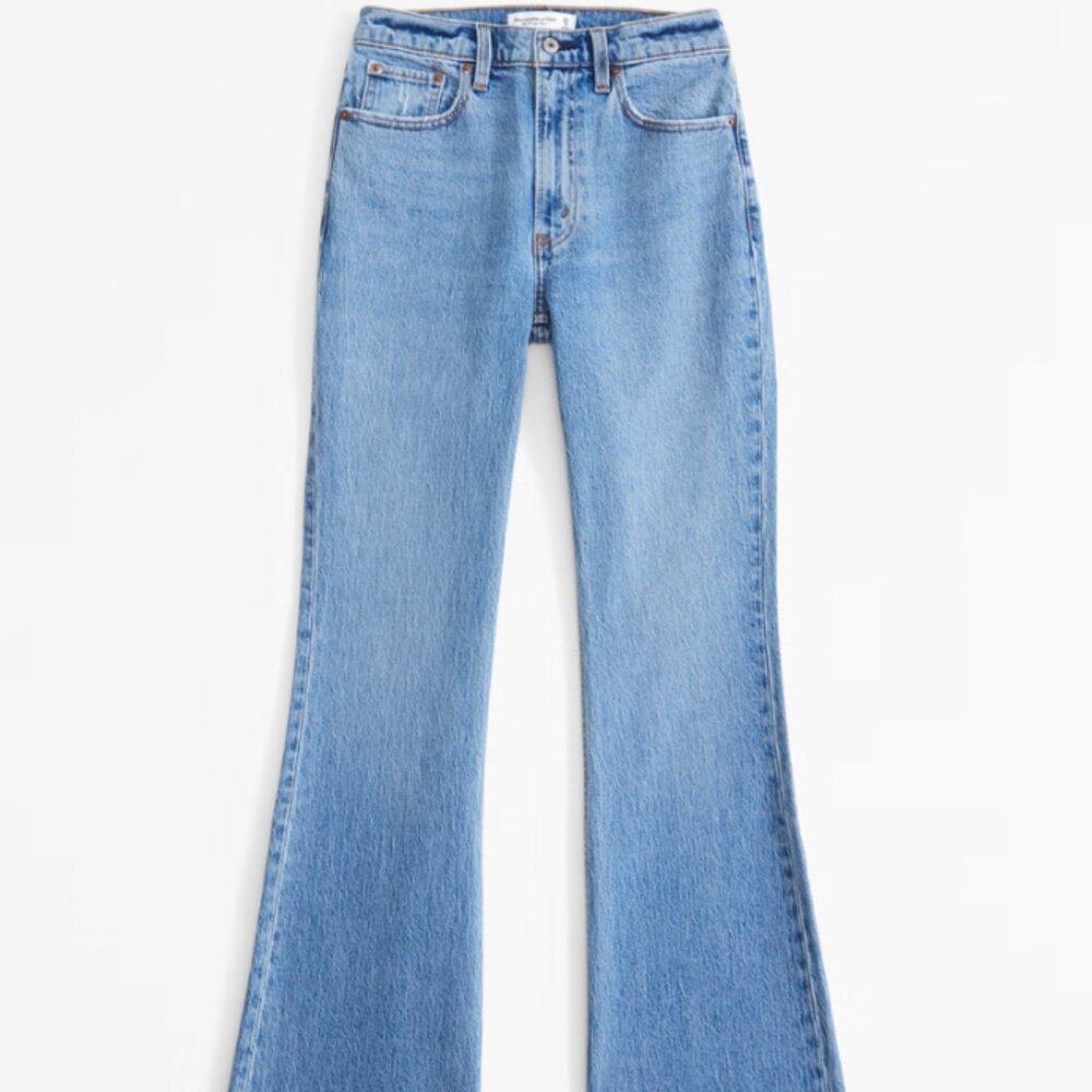Abercrombie High Rise Vintage Flare Jean Size 27